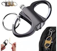 Générique Briquet Porte Clés, Allumettes étanches, Kit D'allumage d'urgence Portable for L'alpinisme, Kit D'allumage de Feu en Pierre et Acier for Camping, Voiture et Maison