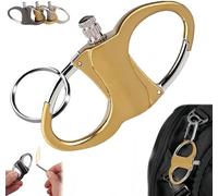 Générique Briquet Porte Clés, Allumettes étanches, Kit D'allumage d'urgence Portable for L'alpinisme, Kit D'allumage de Feu en Pierre et Acier for Camping, Voiture et Maison