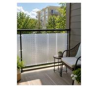 Générique Brise Vue Balcon Semi-Opaque, Panneau Perforé pour Garde-Corps avec Attaches, Écran Intimité Découpable pour Terrasse, Jardin, Clôture et Fenêtre(Translucent,60x200cm/23.6x78.7in)