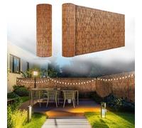 Générique Brise-Vue De Balcon Clôture en Roseaux Naturel Canisse en Roseau, 80 90 100 105 115 125 135 145 155 165cm Clôtures Décorative pour Jardin Arrière-Cour Patio Fenêtre