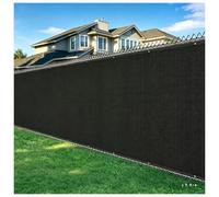 Générique Brise-Vue Extérieur 5x5M Noir Installation Rapide en Quelques Minutes Seulement, sans compétence. Convient pour Jardin Familial, Chantier, Boutique extérieure et Zone de réunion