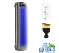 Générique Briza Ac, Aira Breeze, Quiet With 3 Speeds, Fan Bladeless, Small USB Rechargeable,Ultra Energy-Efficient, Filters Out Air Impuritiefor Bedroom Office (Blue)