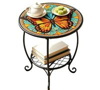 Générique Broad Application Small Round Side Table Animal Metal Furniture