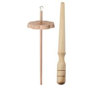 Générique Broche à Main en Bois - Broche de Fil à Rotation, Outil de Fibre de Fibre | Supports de en Bois pour Passe-Temps Outils d'artisanat à Tricotage de Crochet de Crochet à la Main