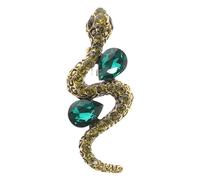 Générique Broche de Serpent Épinglette et Durable Accessoire Unisexe pour Décorations de Vêtements Badge Pince à Cravate Décoration de Chapeau Design Chic