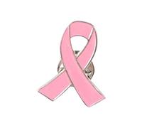 Générique Broche Octobre Rose Pin's Ruban Rose Cancer du Sein Métal Émail Badge Sensibilisation Accessoire Décoration Broches avec Logo du Groupe pour Activités et Quotidien et Les événements publics