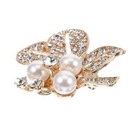 Générique Broche Perles Imitation avec Épingle de pour Femmes Accessoire de Mode pour Vêtements et Sacs