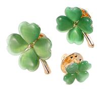 Générique Broches à Revers pour Femme 3pcs en Alliage Vert Forme Feuille, Fixation Sécurisée et Design Délicat, pour Chemises, Pulls et Occasions Sociales