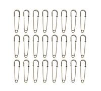 Générique Broches de Sûreté Métalliques Lot de 50 Pièces Extra Larges 70 Mm en Fer à Repasser Robustes Accessoires Repassage et Pinces pour Foulards, Écharpes, Couture et Travaux Manuels