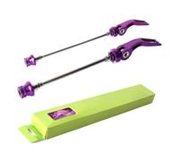 Générique Brochette D'essieu À Dégagement Rapide - Kit d'arbre Creux en D'aluminium, Jeu De Brochettes De 14,5 Cm Et Arrière De 18 Cm, Levier De Roue en Acier Haute Résistance, Diamètre De 4,8 Mm