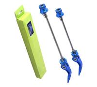 Générique Brochette D'essieu À Dégagement Rapide - Kit d'arbre Creux en D'aluminium, Jeu De Brochettes De 14,5 Cm Et Arrière De 18 Cm, Levier De Roue en Acier Haute Résistance, Diamètre De 4,8 Mm