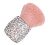 Générique brosse à champignons pinceau de maquillage scintillant pinceau blush moelleux à blush brosse à doux à poudre se à strass Plastique rose