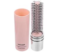 Générique Brosse à Cheveux Enroulable Rose Ergonomique pour Femmes Coiffure Facile Design Rétractable Portable