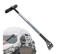 Générique Brosse à Neige pour Voiture | Poignée en Mousse Tête Pivotante,Grattoirs à Glace pour Pare-Brise de Voiture - pour Accessoires d'hiver Nettoyage de Vitre de Camion SUV et Auto par Temps