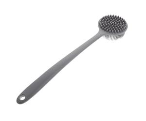 Générique Brosse de Bain en Silicone à Long Manche Corps, Brosse de Multifonctionnelle pour Éliminer la Graisse et Nettoyer la Peau Sèche