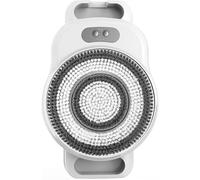 Générique Brosse de Dos électrique Murale for Douche, Brosse de Dos Automatique à 360° avec 3 Vitesses, Grande tête de Brosse de 18/20 cm, Hauteur réglable de 0 à 7 cm, étanche IPX7(20CM)