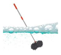 Générique Brosse de Lavage Voiture | Rotative et Extensible pour Nettoyage Auto | Brosse à Poils Souples pour Voiture | Garage Atelier Terrasse Maison Jardin