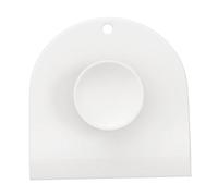 Générique Brosse de Nettoyage Évier Multifonction Raclette En Silicone Résistante Outil de Nettoyage avec Ventouse Intégrée Adaptée pour Entretien Domestique et, Blanc