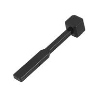 Générique Brosse De Nettoyage pour Plateau Tournant Disque Outil Clavier Nettoyeur De Stylet D'enregistrement Ultrasonique Plaque Tournante Portable Enregistrer Trousse Lavage Black Nylon