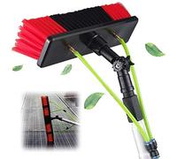 Générique Brosse de Nettoyage pour vitres, kit de Perche télescopique pour Alimentation en Eau Domestique, Brosse rotative pour Panneaux solaires, Brosse de Nettoyage pour Panneaux photovoltaïques et