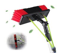 Générique Brosse de Nettoyage pour vitres, Perche télescopique avec Brosse rotative pour Panneaux solaires, Perche télescopique de 9 m avec Brosse à Eau de 30 cm, idéale pour Les toitures de véranda,