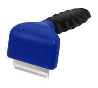 Générique Brosse de Toilettage Poignée Ergonomique Antidérapante à Poils Courts pour Chat et Chien Peigne Démêloir en Métal et Plastique Contrôle