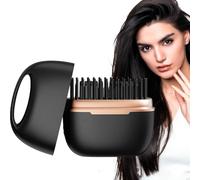 Générique Brosse droite des cheveux - outil de cheveux raide portable Brusque sans frislaque pour les femmes voyage à domicile, Brosse de femmes lisses et portables avec un dortoir de frisot réduit Vo