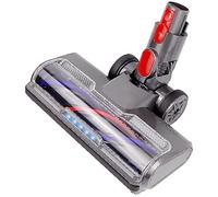 Générique Brosse électrique pour aspirateur V7 V8 V10 V11 V15 Turbo ABS avec lumière intégrée Rotation Flexible Nettoyage Large Bec de Sol Puissant