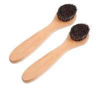 Générique Brosse Exfoliante Visage 2 Pièces en Crin de Cheval et Herbe de Fer, Douce et Respectueuse Peau, Nettoyage en Profondeur Quotidien