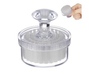 Générique Brosse Faciale Manuelle Blanche pour Femme, Outil D'exfoliation du Visage Doux et Réutilisable, Gommage Exfoliant Portable pour Nettoyage en Profondeur et Soin Peau Quotidien