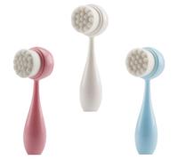 Générique Brosse Manuelle Visage pour Nettoyage en Profondeur et Massage Visage en Silicone 3 Pièces