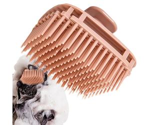 Générique Brosse Masseur Cuir Chevelu - Brosse Nettoyante Cheveux, Masseur de Tête Carré pour Hommes Femmes | Design Creux pour Shampooing Nettoyant Efficace -Brosse pour Cheveux et Secs