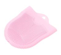 Générique Brosse Nettoyante Visage en Silicone Souple, Exfoliant Visage, Petit Format Rose, Double Face Picots de Densités Variées, Nettoyage en Profondeur et Massage, Usage Manuel et