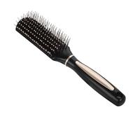 Générique Brosse Plate Antistatique en Plastique pour Cheveux Massage du Cuir Chevelu, Démêlage Fiable, Adaptée aux Cheveux Bouclés ou Lisses, Homme et Femme