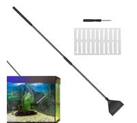 Générique Brosse pour Aquarium | Nettoyant d'Aquarium à Manche Long,Outil Raclette Multifonction Cuisine Étangs Terrariums
