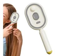 Générique Brosse pour Cheveux Mouillés | Peigne Massant Vibration Brumisation,à Coussin d'air Électrique avec Lumière Rouge | pour Femmes Et Filles, Spa Maison, Démêlage, Brillant Et