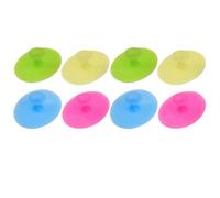 Générique Brosse Visage en Silicone Exfoliante et Massante 8 Pièces, Poignée Ergonomique, Nettoyage Manuel Soins Visage Quotidiens Couleur Aléatoire