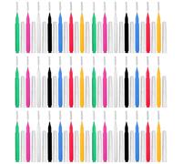 Générique Brosses Interdentaires Faciles à Utiliser en Acier Inoxydable 304 100 et Pp pour Nettoyer Espaces Dents, pour Usage Quotidien et Voyages