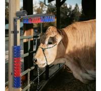 Générique Brosses pour Le bétail Autre Rouge et Bleu 84 x 10 x 91 cm Entreprise & Industrie Agriculture Élevage (Poids 7.38KG)