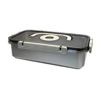 Générique Brotaufbewahrung - Lebensmittelbehälter Edelstahl Auslaufsicher | Brot Organizer Box | Robuste Vesperdose Metalldeckel, Outdoor Klettern Reisen Camping Partys Schule Picknick Wandern