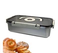 Générique Brotkasten | Auslaufsicherer Edelstahl-Lebensmittelbehälter | Brotaufbewahrungsbox | Für Arbeit, Küche, Outdoor-Partys, Schule, Picknicks, Camping, Wandern Und Klettern