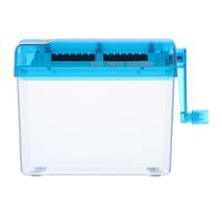 Générique Brouilleur Papier Manuel Petit Broyeur Résistant à l'usure Bac Transparent, Accessoire Bureau Léger et Facile à Utiliser pour Documents Papier ou Maison