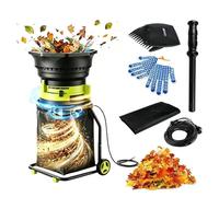 Générique Broyeur De Jardin Électrique 2500W,Hachoir sans Lame Sécuritaire | Moteur 8 000 TR/Min Pour Un Rapport De Réduction De 17:1,pour Fabriquer Du Compost(Powercordx 30m)