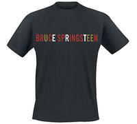 Springsteen Bruce - T-Shirt # L Unisex Black # Logo [Import]