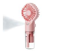 Générique Brume portative de ventilateur portatif, ventilateur de brumisation portable,Mini rechargeable portable de voyage | Conception de réservoir d'eau réglable à 4 vitesses, pulvérisation de br