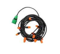 Générique Brumisateur Terrasse Exterieur, Kit d’Irrigation Système de Brumisateur Extérieur 40M avec à eau 20 Buses de Brume avec Joint en T