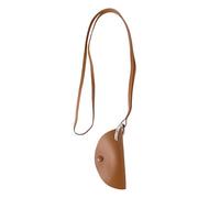 Générique Brustbeutel Für Reisen - Brusttasche Aus Leder Leder-Brustbeutel - Kleine Brusttasche Aus PU-Lederr - Modische Aufbewahrungstasche, Verschleißfeste Schlüsseltasche Für Den Reiseeinkauf