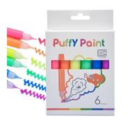 Générique Bubble Paint Pen - Bubble Drawing Pens | Fun Creative| Color Bubbles Paint Pen Set Of 6 | 3D Markers Pens For Kids 3+ Years Old Drawing And Coloring Art Supplies For Art And Crafts