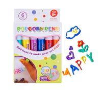 Générique Bubble Pen Set 3D Drawing Markers 6 Colors DIY Art Crafts