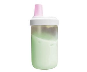 Générique Bubble Tea Cup - 500ml Milk Tea Straw Cup, 1x Transparent Straw Cups With Lid, Portable Tumbler | Leakproof Mug Water Drinkware, Food Service Equipment & Supplies For School Travel Outdoor